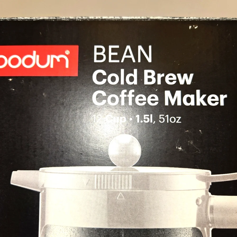 Bodum Bean Cold Brew Coffee Maker 51oz NEW